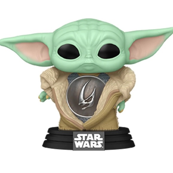 Funko Pop! Star Wars Din Grogu Bobblehead w/ Armor in Pop Protector #712, [New] - Picture 2 of 7